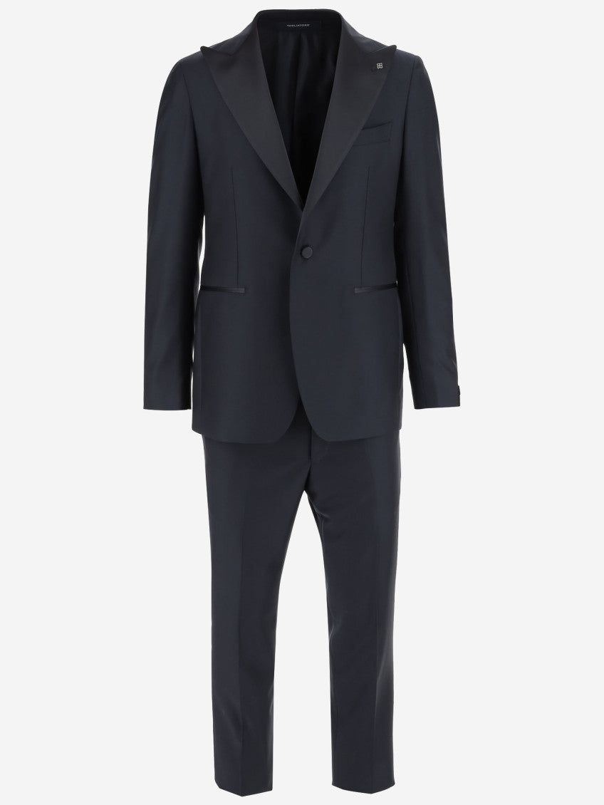 Navy Blue Wool Suit 1