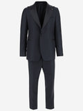 Navy Blue Wool Suit 1