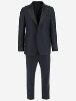Navy Blue Wool Suit 1