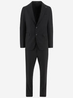 Black Wool Suit 1
