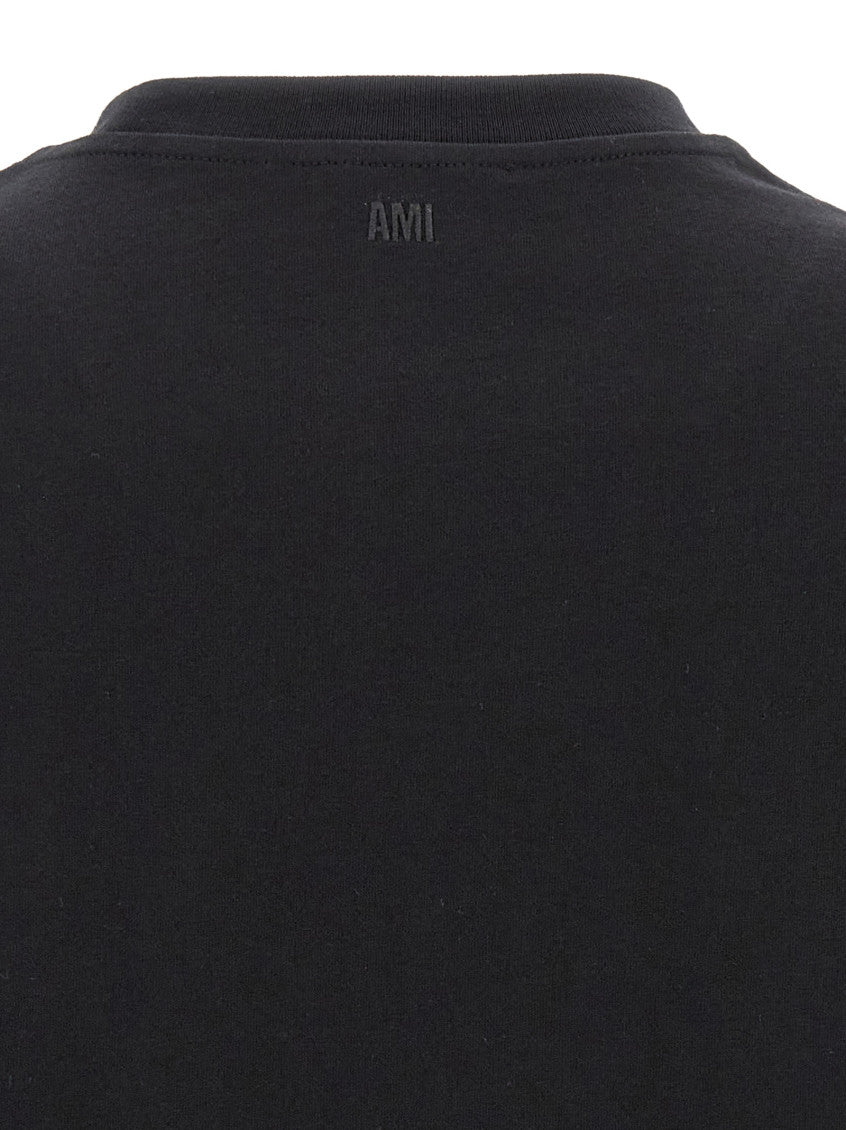 Black cotton t-shirt  4