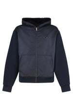 Navy Blue Hood Sweatshirts 1