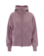 Purple Logo Hood Sweatshirt 1