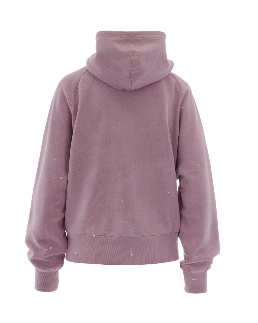 Purple Logo Hood Sweatshirt 2