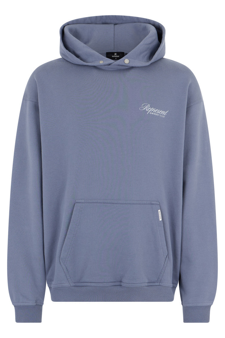 Blue Logo Hood Sweatshirts 1