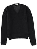 Black V Neck Sweaters 1