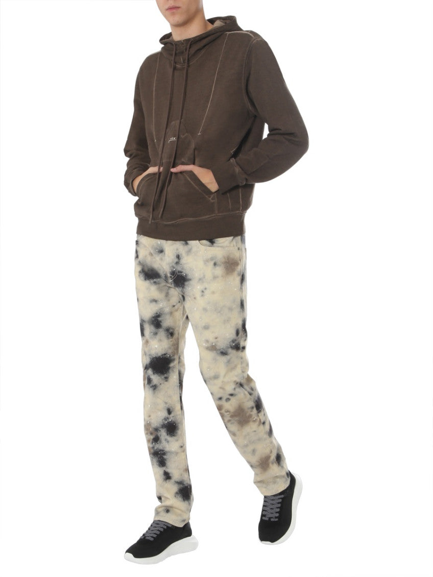 Dark Brown Hood Sweatshirts 2