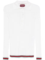 White Solid Shirt Collar Polo 1
