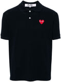 Blue Logo Shirt Collar Polo 1