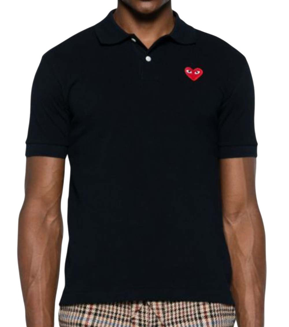 Blue Logo Shirt Collar Polo 2