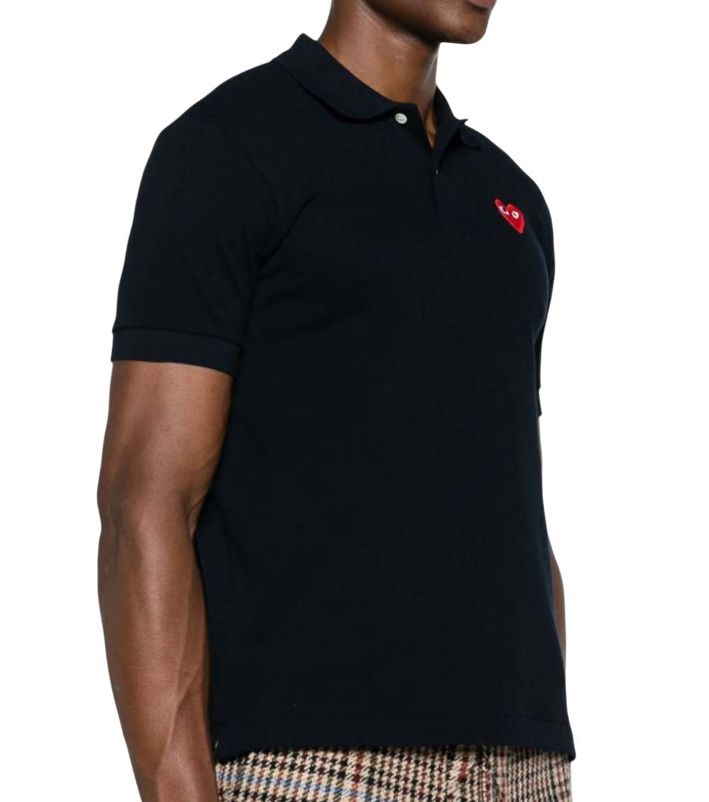 Blue Logo Shirt Collar Polo 5
