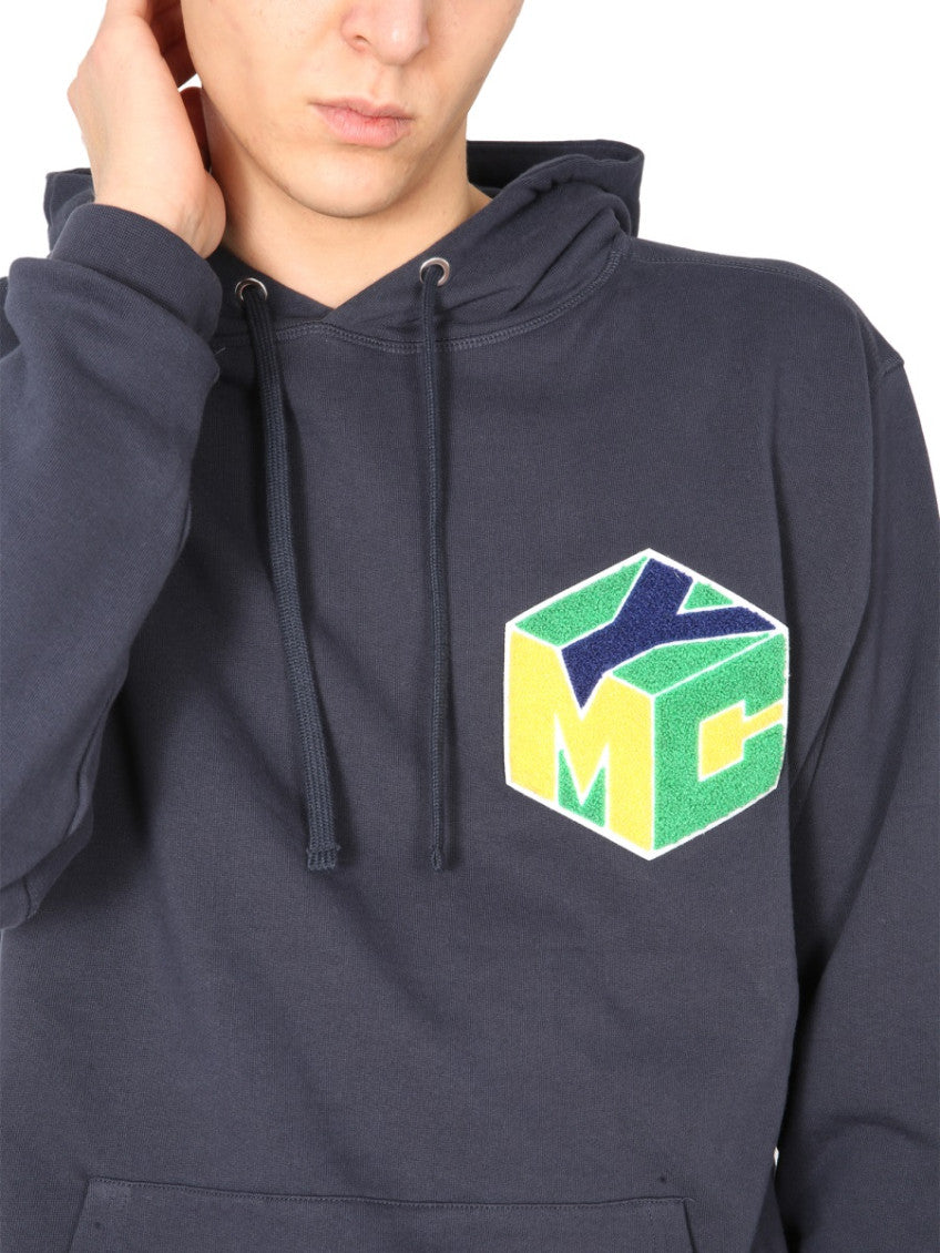 Navy Blue Hood Sweatshirts 4