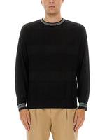 Black Crew Neck Sweaters 1