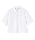 White Logo Shirt Collar Polo 1
