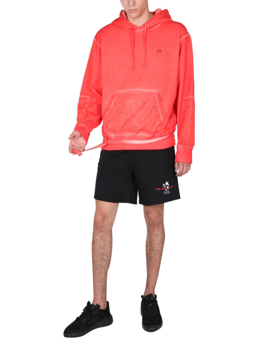 Red Logo Hood Sweatshirts 2