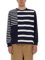 Navy Blue Stripes Sweatshirts 1