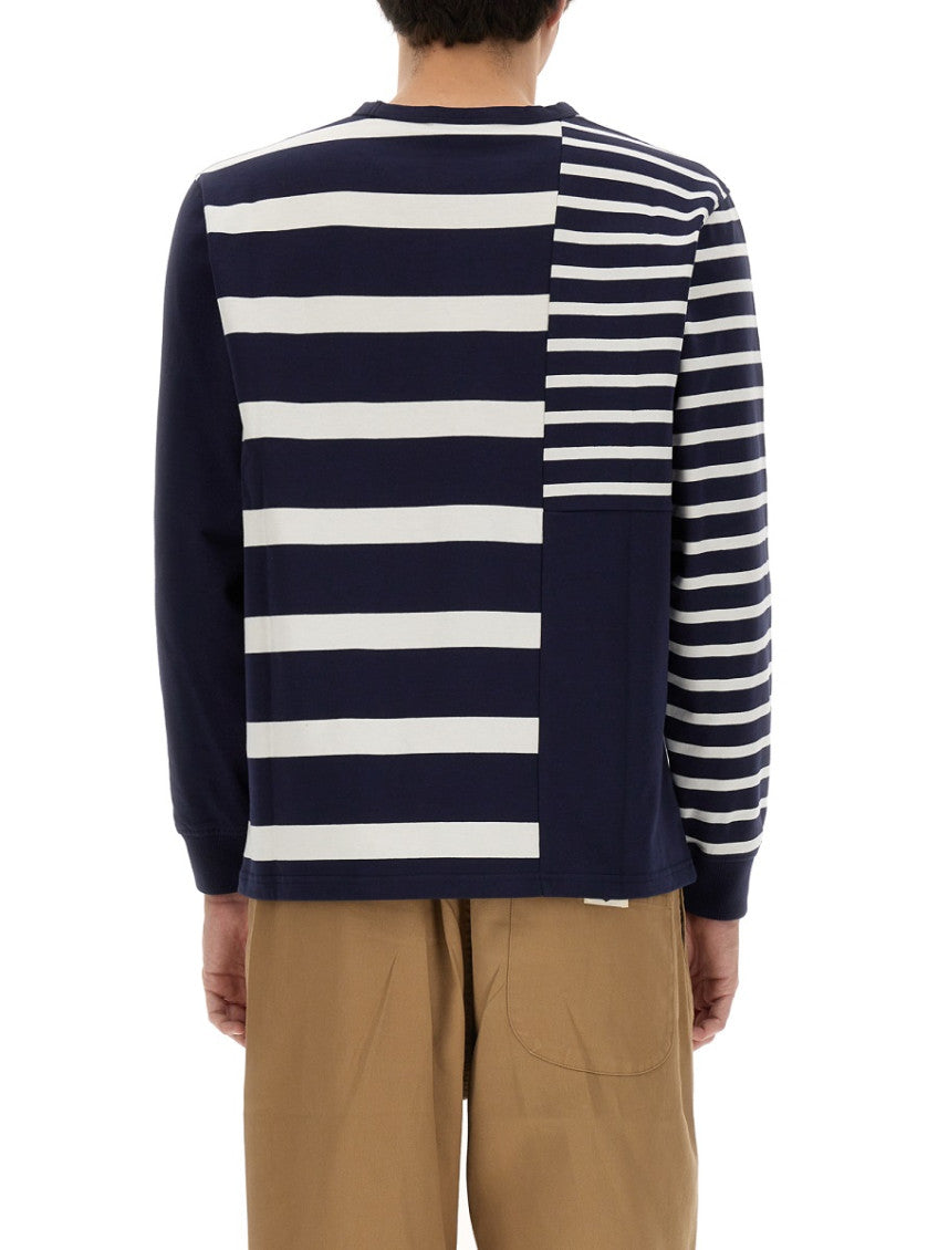 Navy Blue Stripes Sweatshirts 3