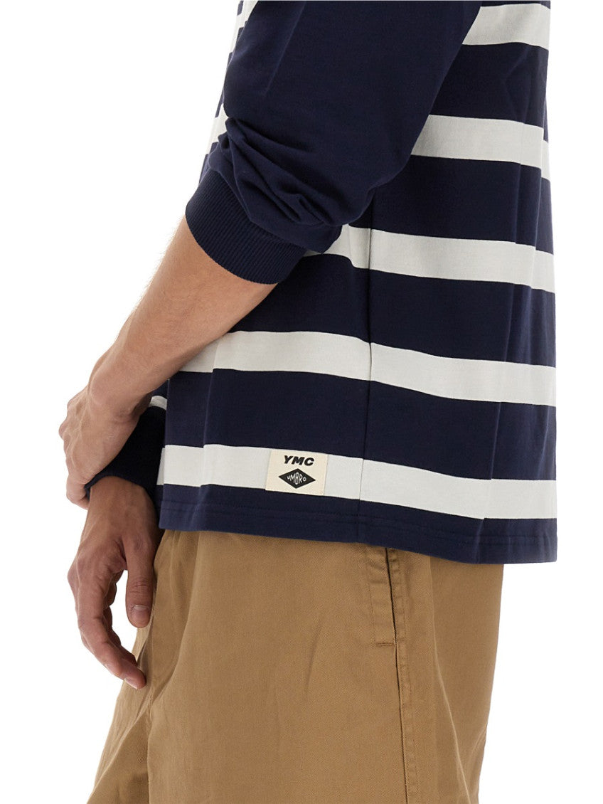 Navy Blue Stripes Sweatshirts 4