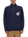 Navy Blue Logo Sweatshirts 1