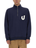 Navy Blue Logo Sweatshirts 1