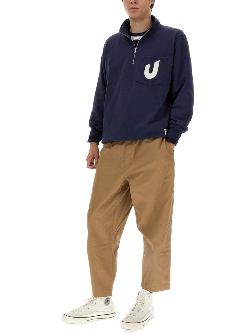 Navy Blue Logo Sweatshirts 2