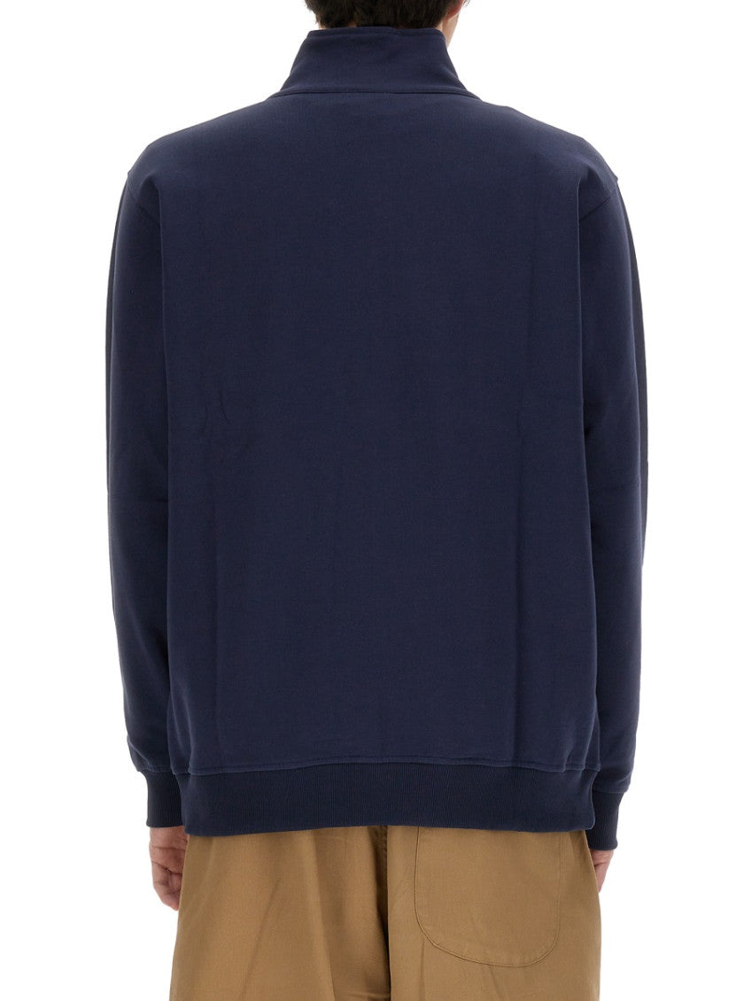 Navy Blue Logo Sweatshirts 3