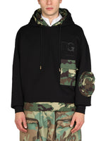Black Logo Hood Sweatshirts 1