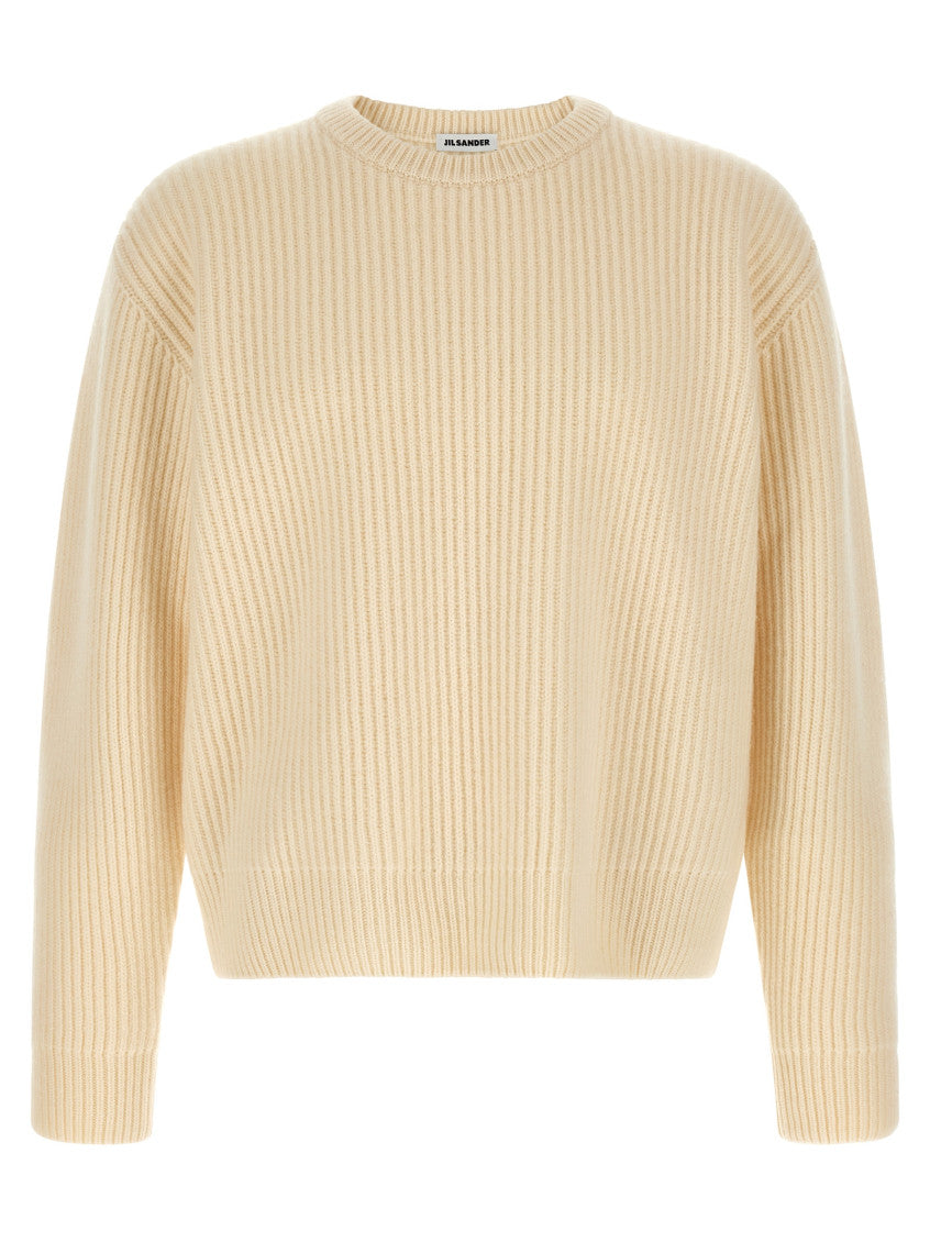 Beige Knitted Sweaters 1