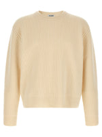 Beige Knitted Sweaters 1