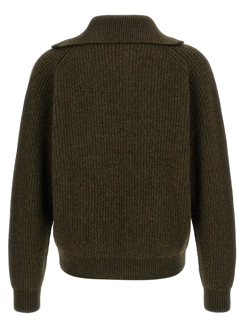 Green Half Zip Sweaters 2