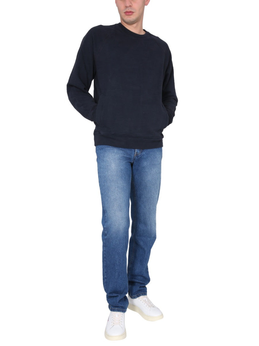 Navy Blue Solid Sweatshirts 2