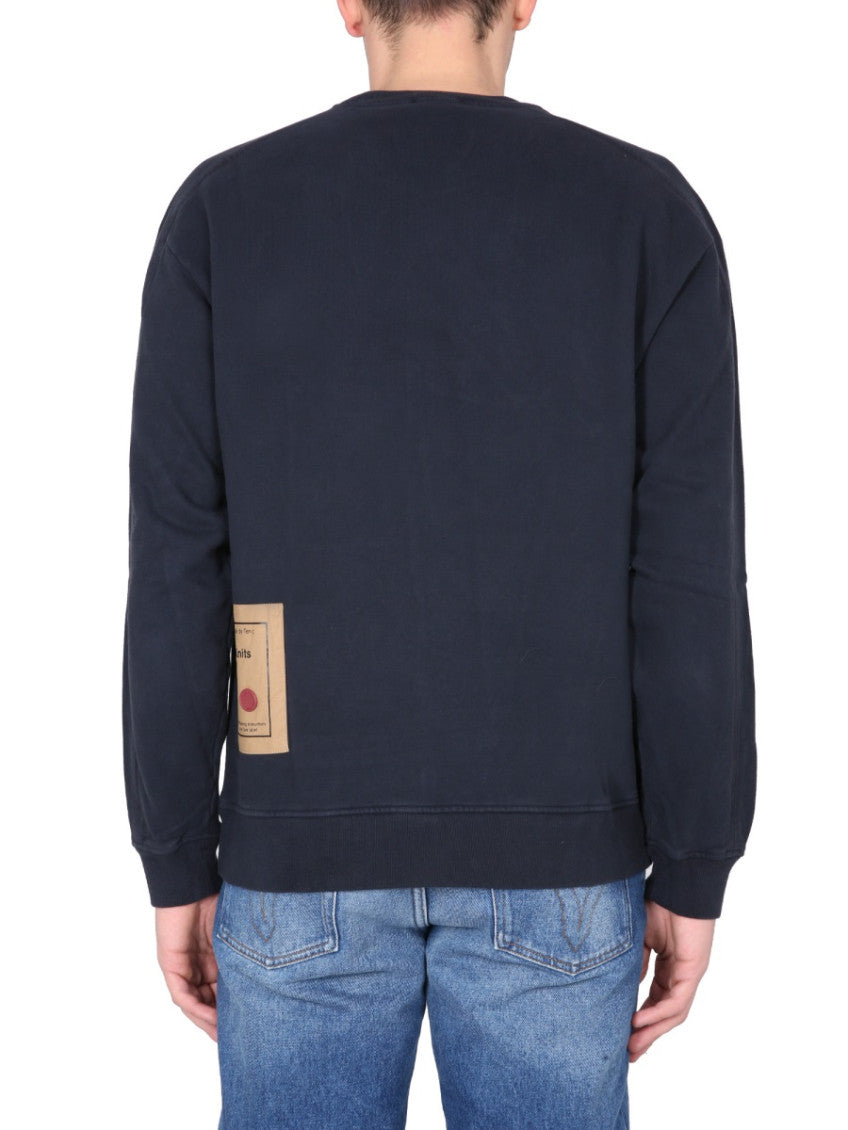 Navy Blue Solid Sweatshirts 3