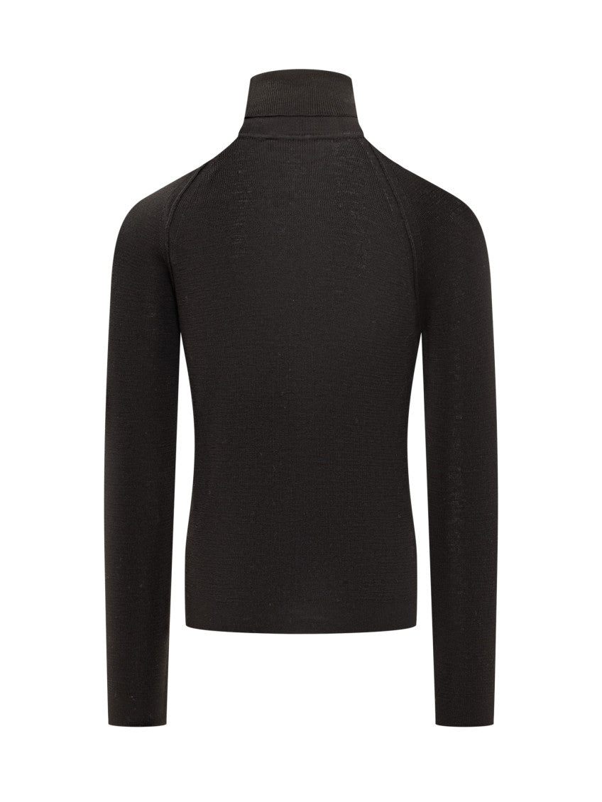 Black Turtle Neck Sweaters 2