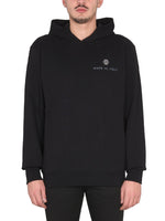 Black Logo Hood Sweatshirt 1