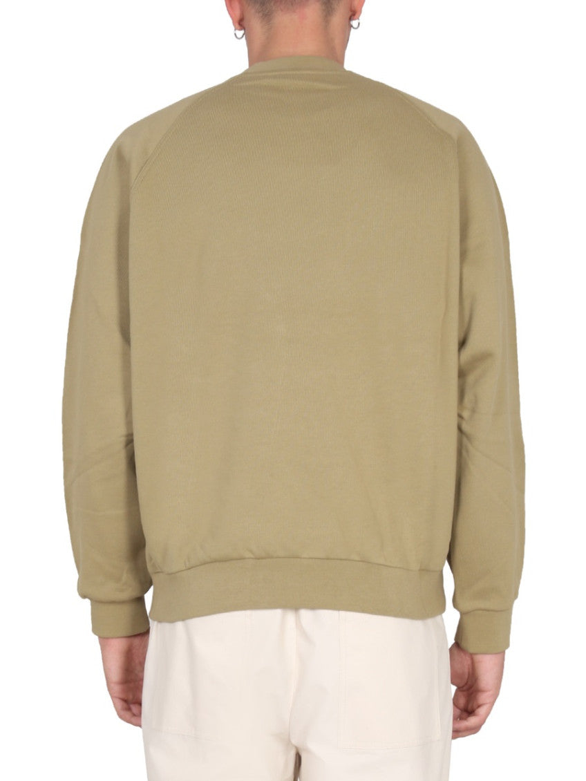 Beige Crew Neck Sweatshirts 3