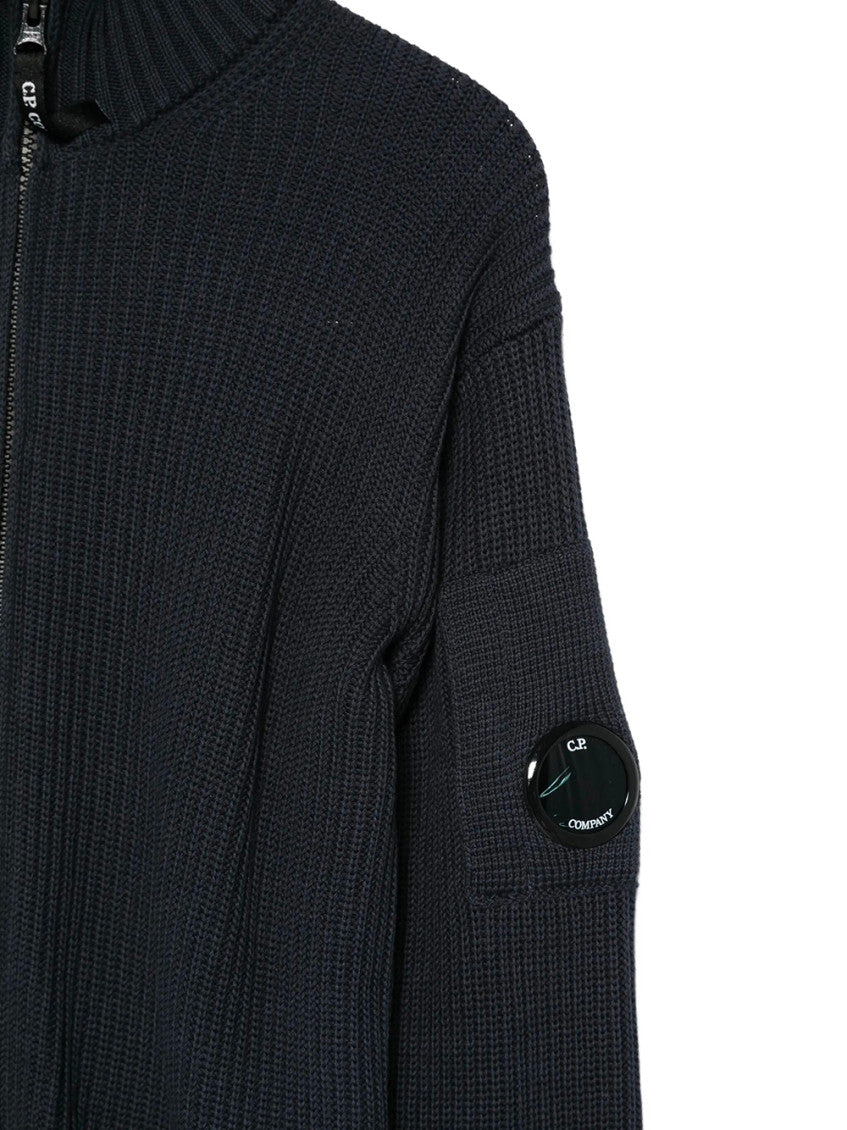 Boys Navy Knitted Sweater 3