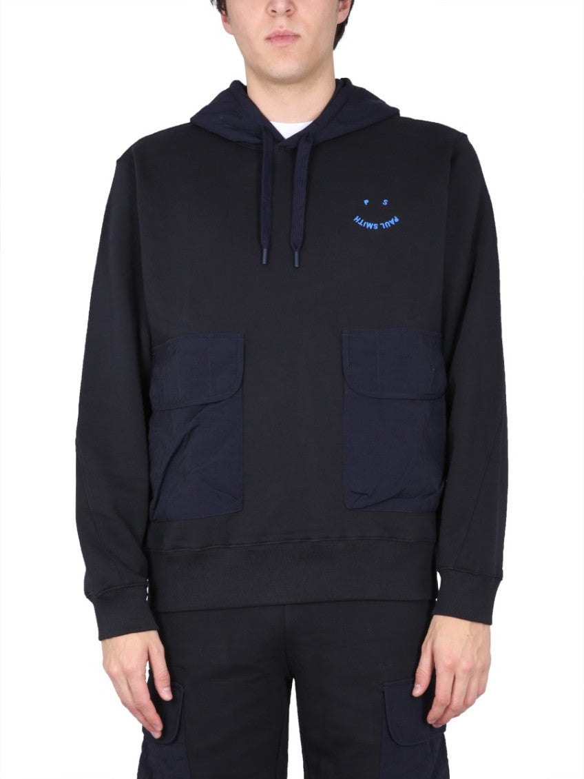 Navy Blue Hood Sweatshirts 1