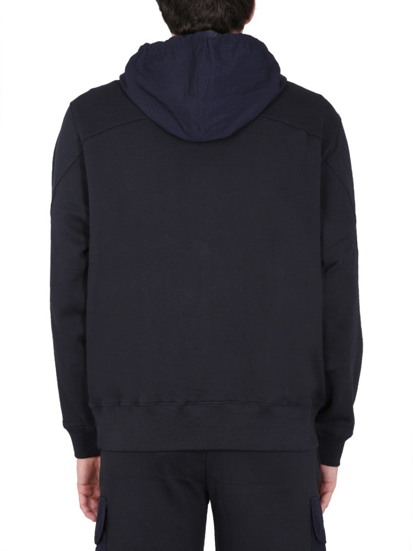 Navy Blue Hood Sweatshirts 3