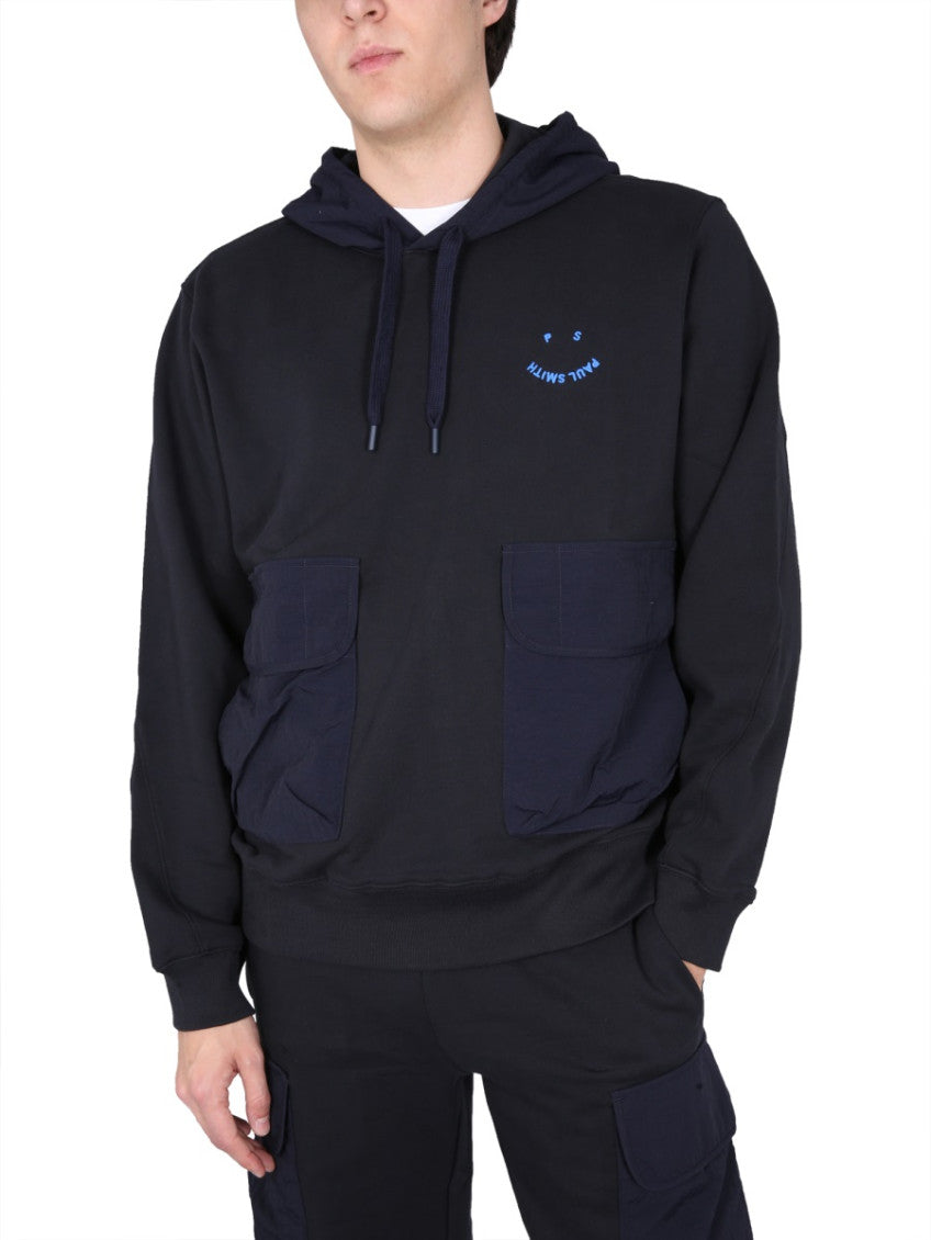 Navy Blue Hood Sweatshirts 4