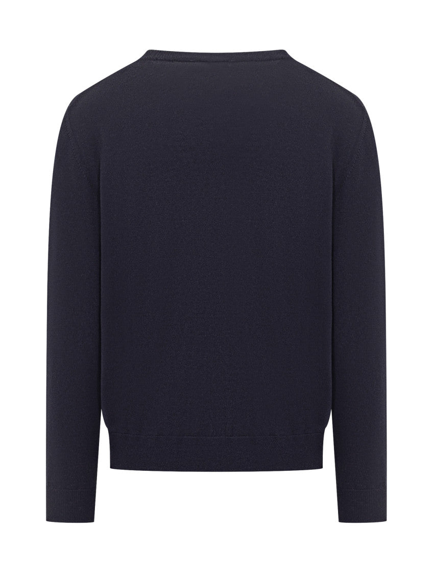 Navy Blue Logo Sweaters 2