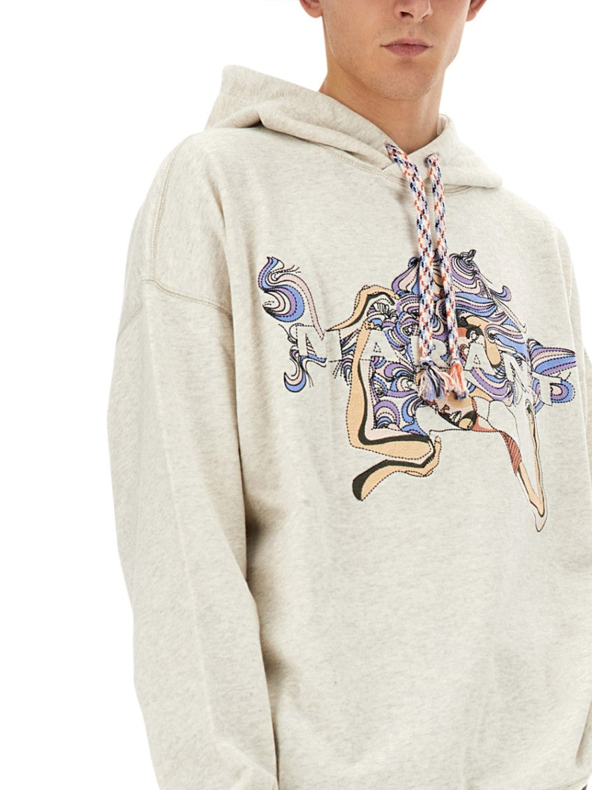 Light Grey Hood Sweatshirts 4