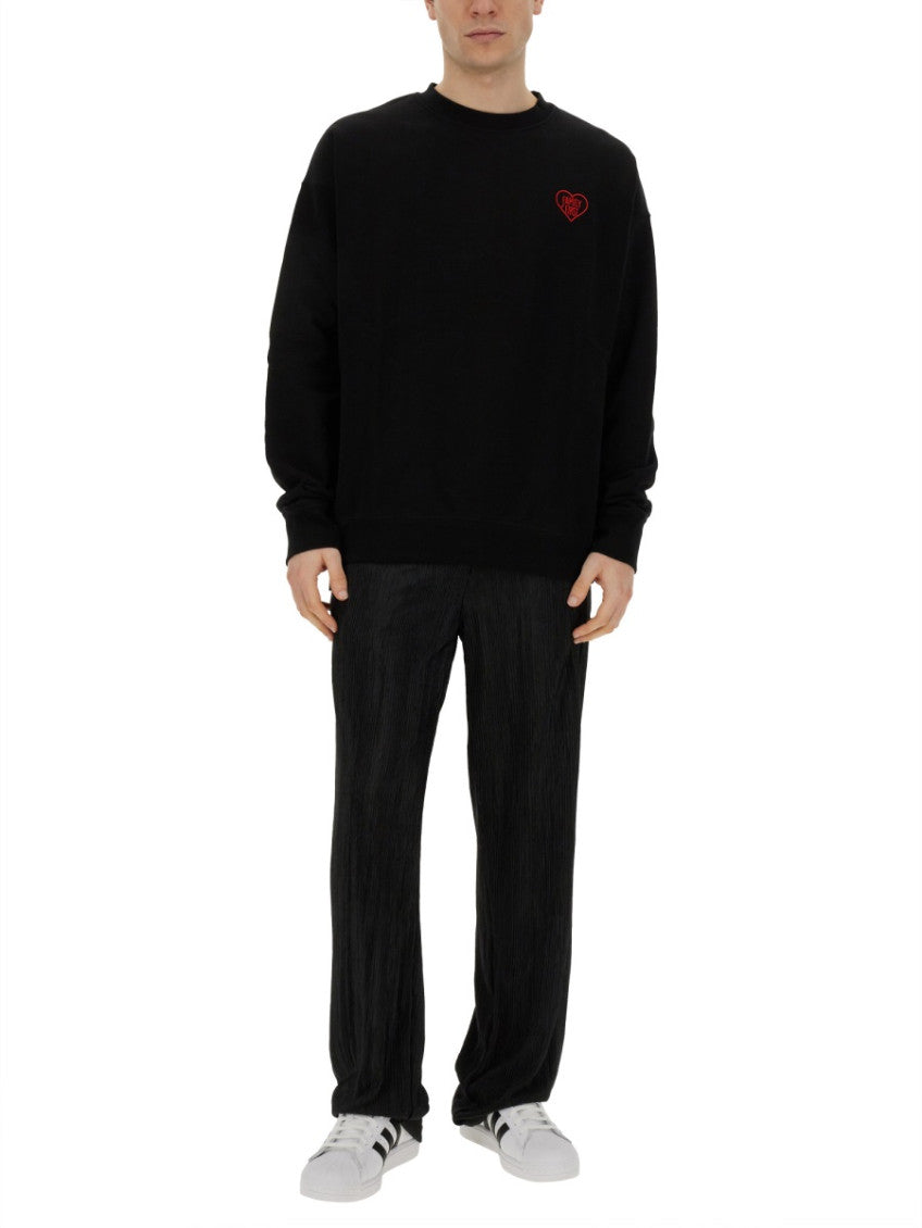Black Crew Neck Sweatshirts 2