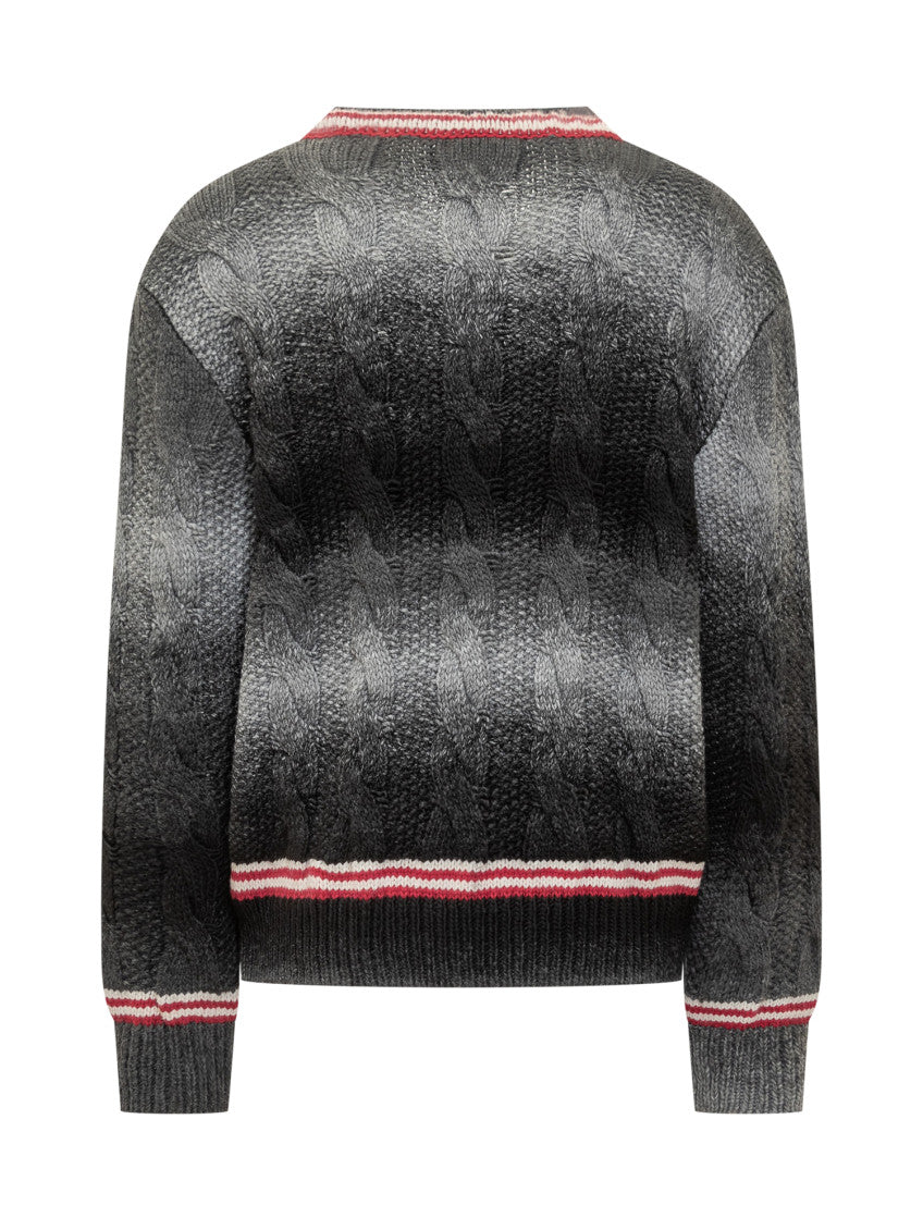 Grey V Neck Sweaters 2