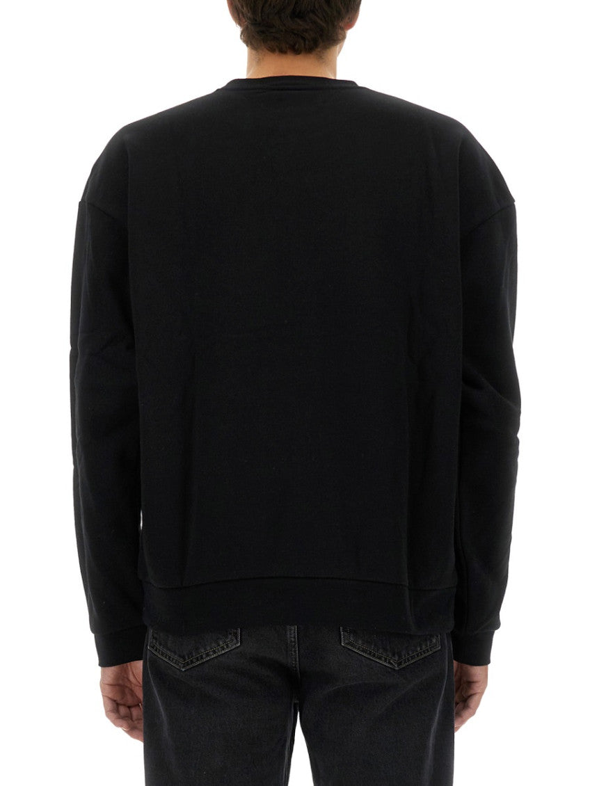 Black Crew Neck Sweatshirts 3
