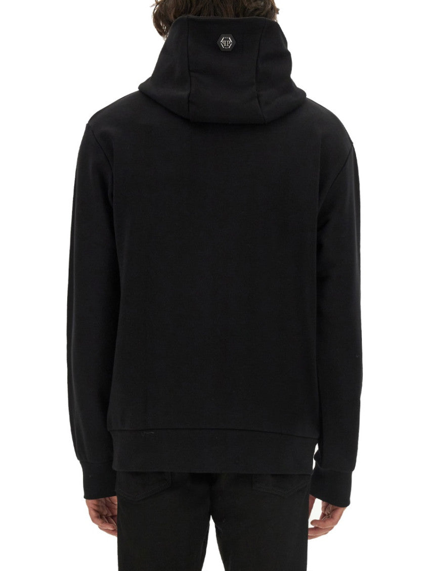 Black Logo Hood Sweatshirts 3