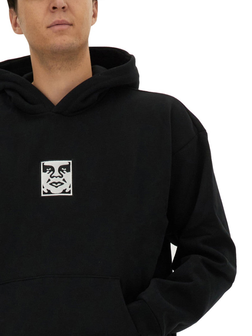 Black Graphic Hood Sweatshirts 4
