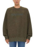 Dark Green Logo Sweatshirts 1
