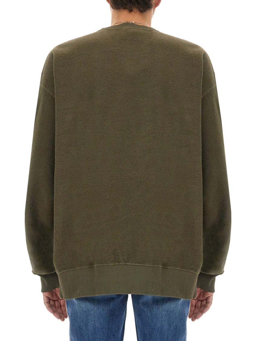 Dark Green Logo Sweatshirts 3