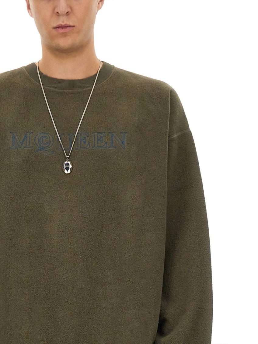 Dark Green Logo Sweatshirts 4