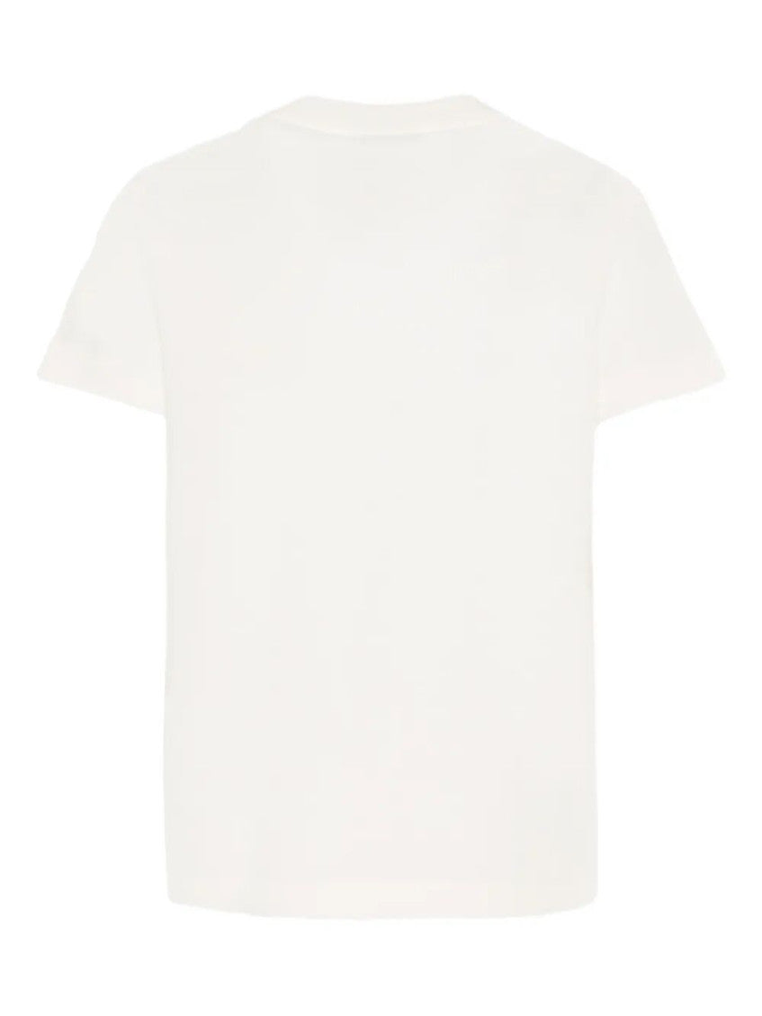 Girls White Graphic T-Shirt 2